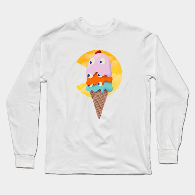 Summer Gaming Long Sleeve T-Shirt by DANDINGEROZZ